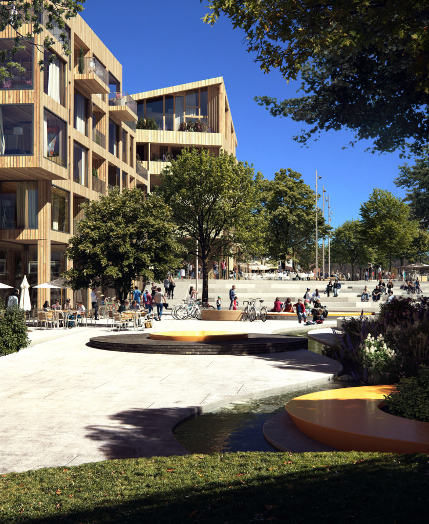 Illustrasjon av Konnerudparken