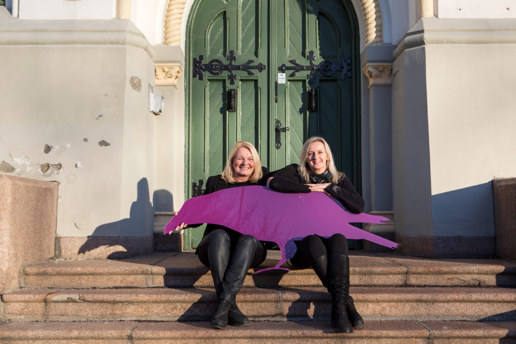 Stine Wærn og Tinka Town i Ravn Studio