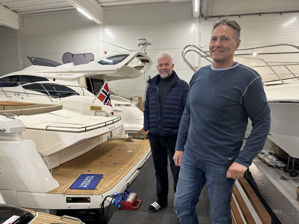 Bjørn Vidar og Petter i Italmarin